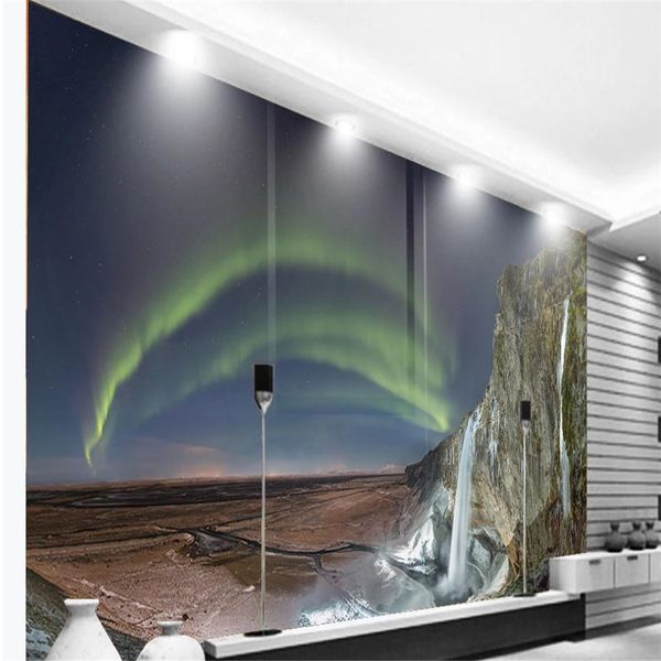 

European and American fantasy landscape wallpapers TV background wall 3d murals wallpaper for living room