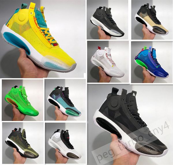 

jumpman 34s 34 mens basketball shoes 34 xxxiv blue void 34s eclipse sports sneakers trainers athletic shoes size us 7-12