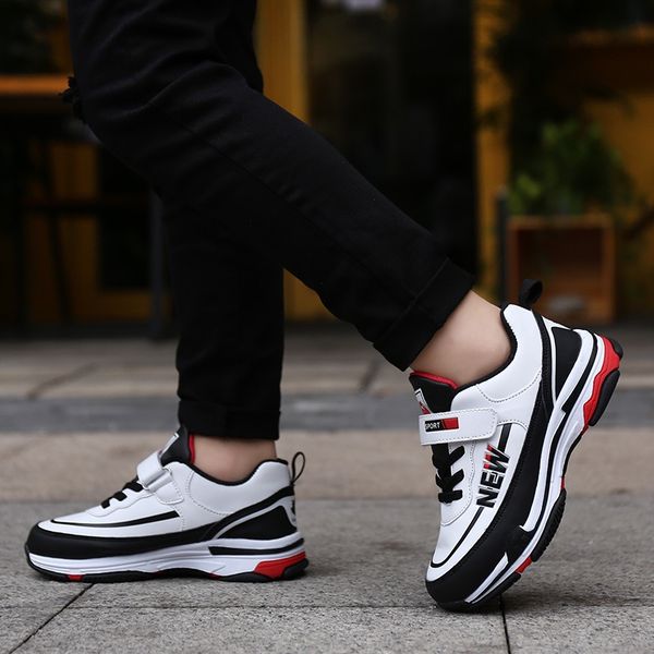 

boys' sneakers 2020 new spring and autumn boys' breathable medium and large children's sports shoes children's mesh casu, Black