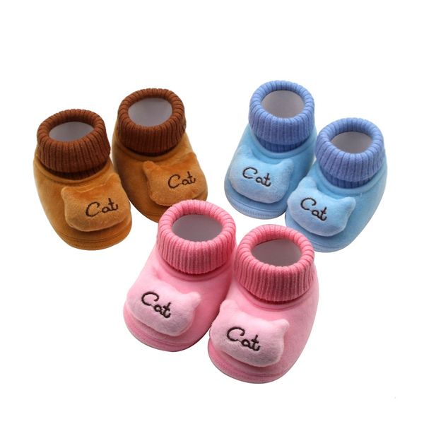 

baby girls boys fashion shoes soft sole first walker baby girl cat anti-slip shoes toddler moccasins newborn boy