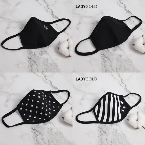

dl cartoon fa sield transparent protective masks dustproof anti-fog full fa sield anti dust windproof pet mask#403, Black