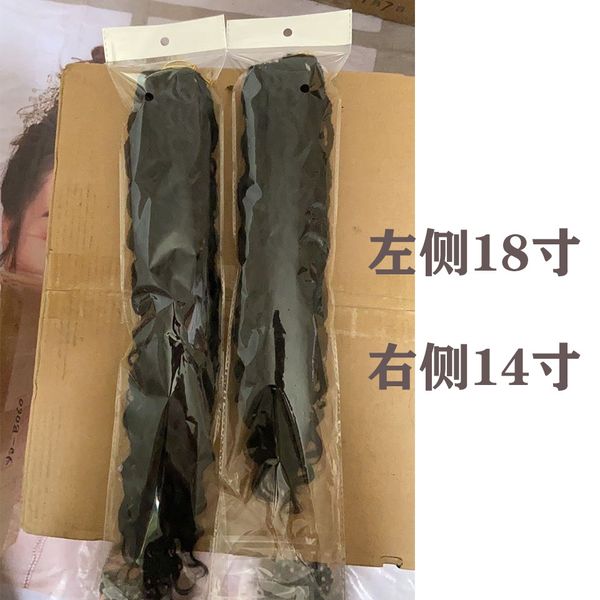 

goddess faux locs curly braids synthetic braiding hair crochet braids hair extensions, Black