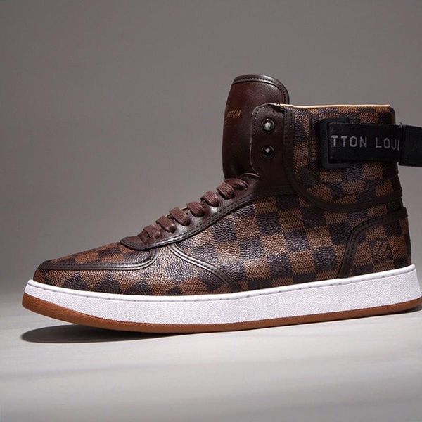 

new rivoli sneaker boots mens shoes zapatos de moda para hombre breathable outdoor walking footwears lace -up plus size men boo, Black