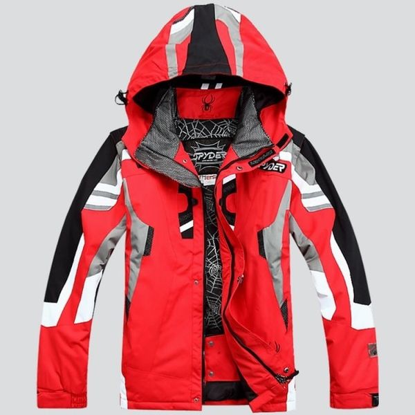

super warm outdoor snowboard ski jacket men winter hooded warm parkas waterproof snow jacket for hiking camping skiing