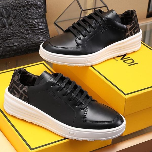

drop ship black leather low -sneaker mens shoes comfortable luxury footwears lace -up vintage sports men shoes scarpe da uomo di lusso