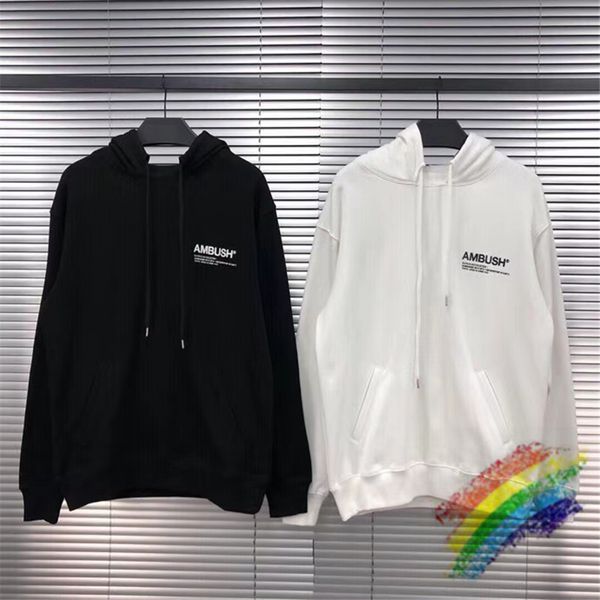 

oversized 3d foaming pullover men women 1 cotton black/white classic hoodies