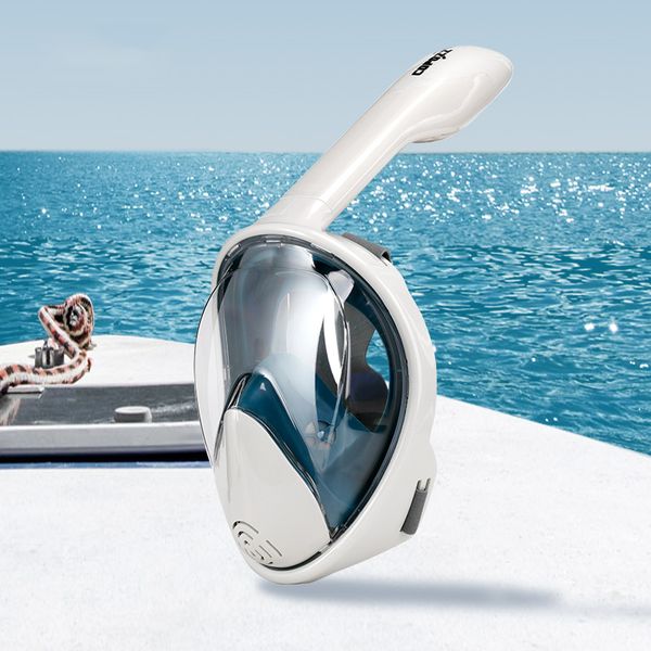 

new full face scuba diving mask anti fog goggles with camera mount underwater wide view snorkel swimming mask for youth