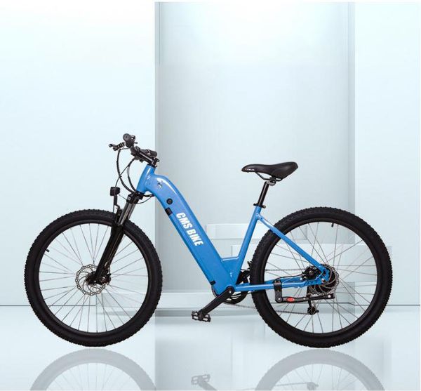 

2020 export variable speed electric bicycle mountain bike 27.5 inch super light pedal assisted motorcycle, Silver;blue