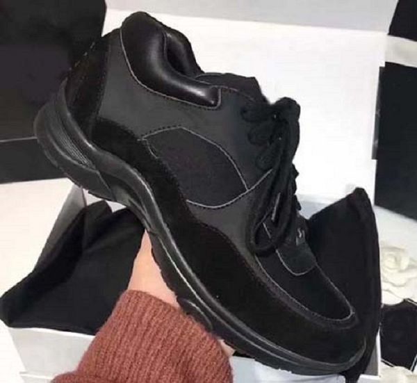 

дизайнеры classics женщина платформа trainer luxury comfort повседневной чистка тапок женщина досуг платформа обувь chaussures кроссовки 04, Black