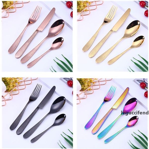 

wed set silverware cutlery knife fork spoon set stainless steel 18 0 flatware set dinnerware tableware