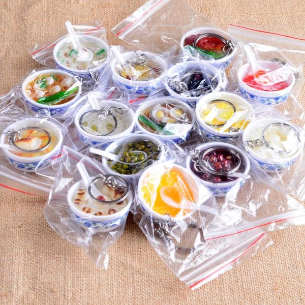 

epacket dhl blue and white porcelain bowl pendant creative gift bowl keychain dakr160 mix order key chain keychain, Slivery;golden