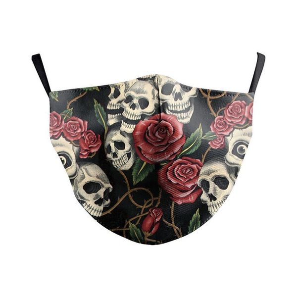 

fashionable new digital printing adjustable face mask pm2.5 children and adults universal mask filter element can be replaced