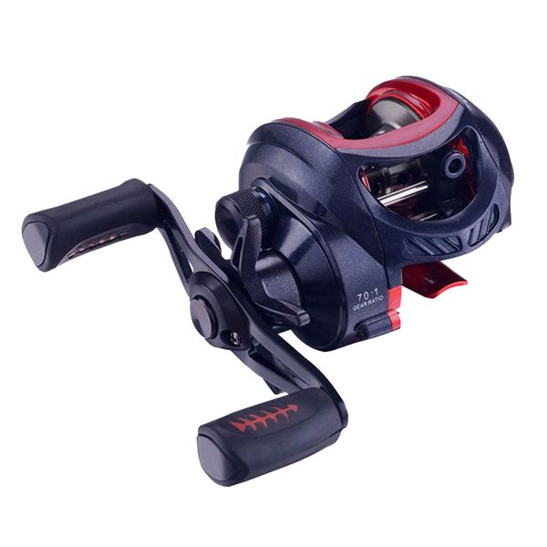 

right or left baitcasting reel 3+1bbs 7.0:1 bait casting fishing reel magnetic and centrifugal dual brake