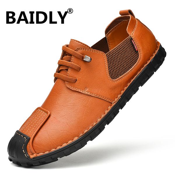 

новые удобные мужчины повседневная обувь мокасины мужская обувь качество спилка мужская квартиры горячие продажа мокасины размер 46, Black