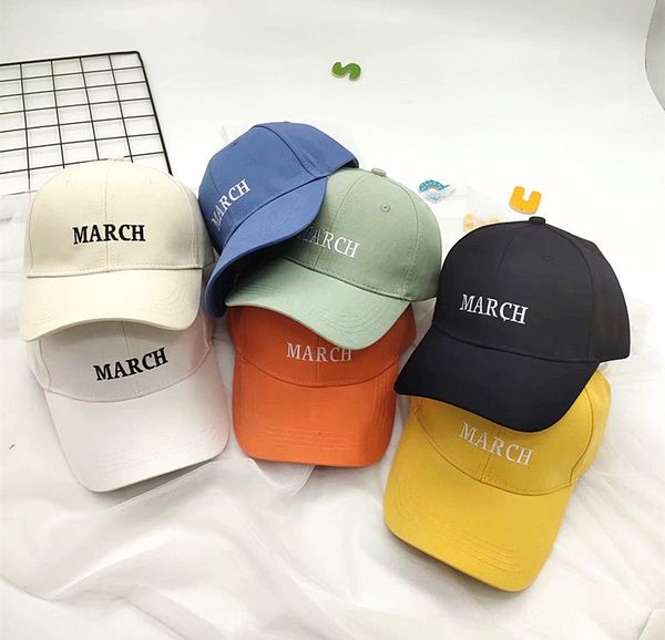 

new men' and women' cotton baseball baseball cap outdoor casual simple korean sports cap sun hat, Blue;gray