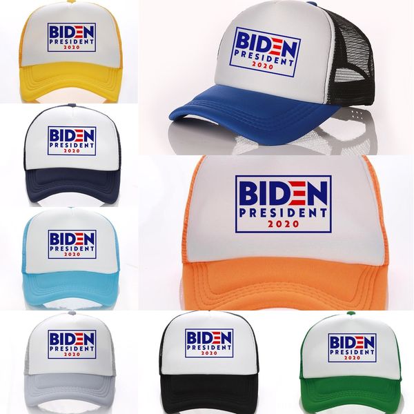 

pi6ob joe hat baseball biden american election adjustable net baseball hats letter outdoor printed president 2020 party hat 15styles, Blue;gray