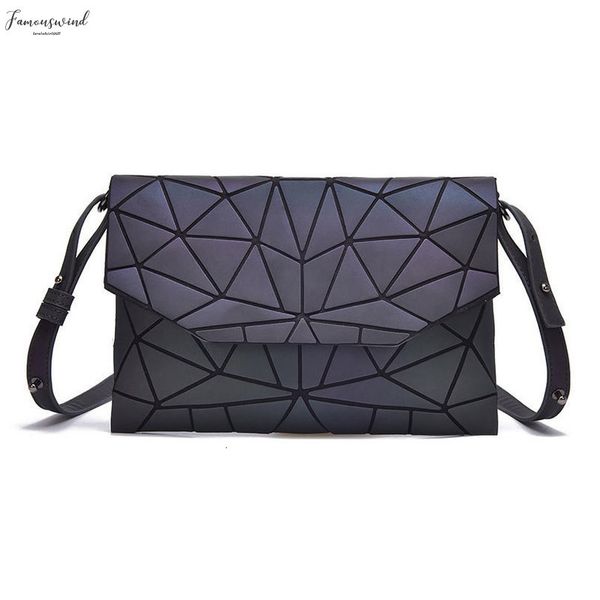 

2020 fashion geometric luminous messenger bags casual clutch bag for women evening bag shoulder bags handbags