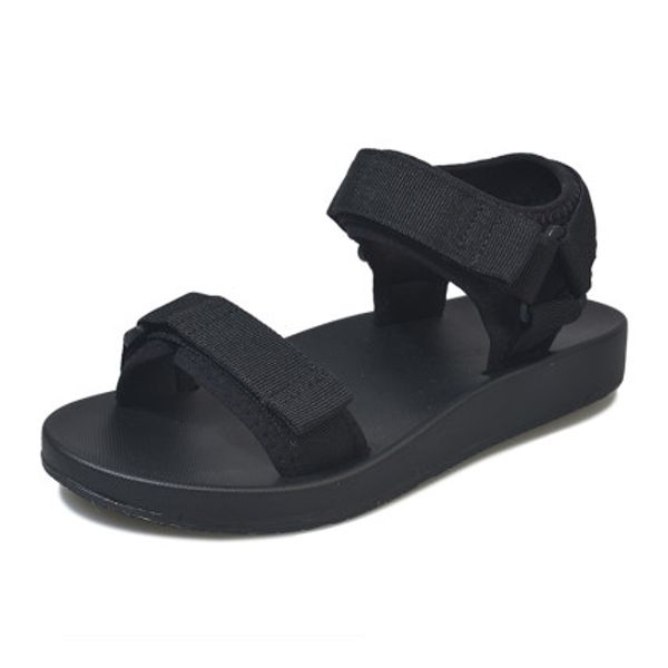

2020 new summer beach shoes sports wild super fire women's casual large size flat shoes, Black