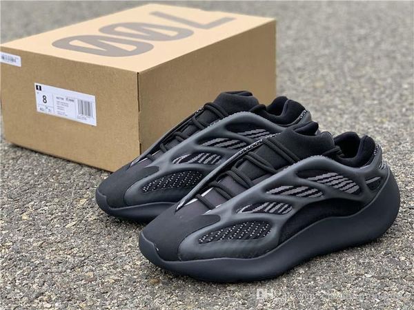 

kanye west originals 700 v3 alvah black azael running shoes 3m reflective wave runner men women sports sneakers with box h67799