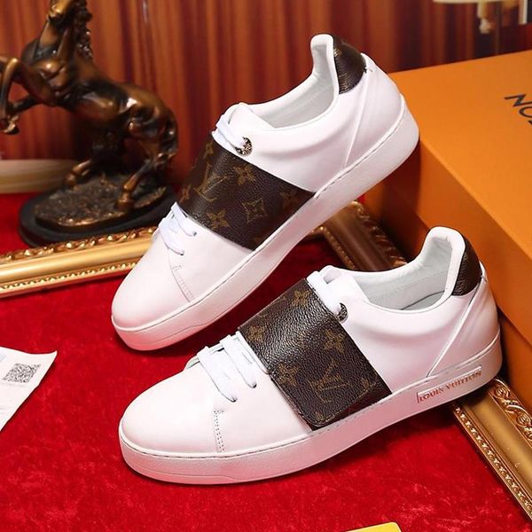 

womens shoes sports casual snakers chaussures de sport pour femme with origin box luxury womens shoes fashion frontrow sneaker drop ship, Black