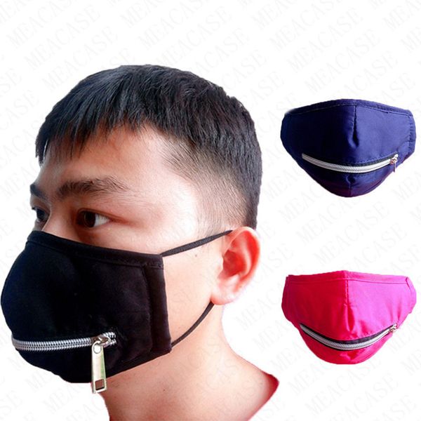

eat drink in public zipper masks zip bottle beer face mask washable cotton mouth cover half face scarf adjustable solid masks d71508