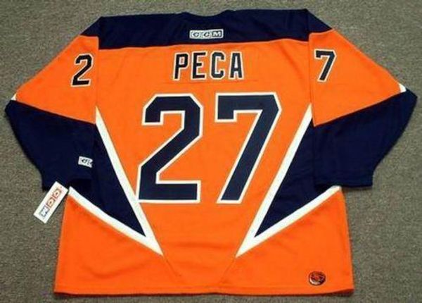 

men women youth michael peca new york islanders 2004 ccm turn back hockey jersey goalie cut quality any name any number, Black;red