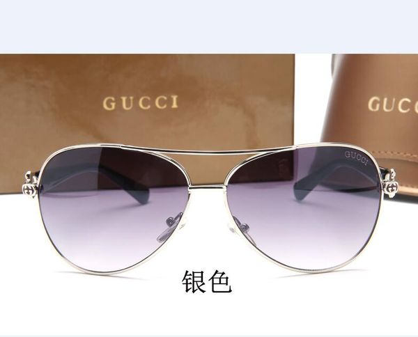 

sun glasses women men fashion driving goggle sunglasses designer eyewear for mens womens eyewear 2436, Silver