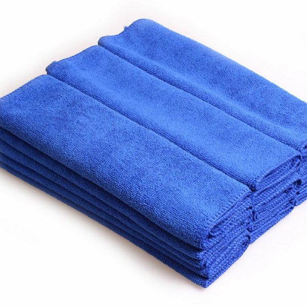 

blue soft absorbent wash cloth car towel microfibre car wash cloth 70cm*30cm