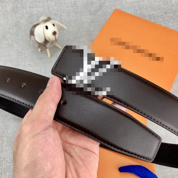 

2020mens luxury designer belts men woman brand belts fashion big letter buckle width 38mm good quality male designer belt with box 2020660k, Black;brown