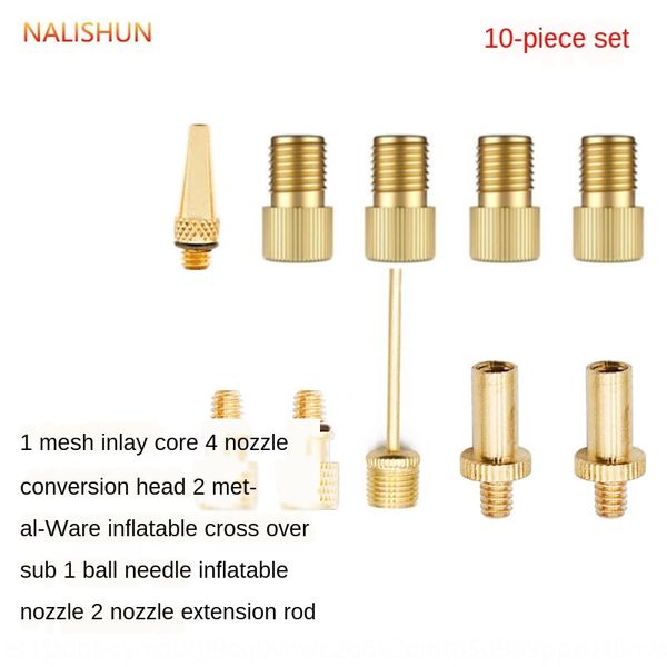 

fnrq3 air cylinder inflatable adapter basketball inflatable accessories meizui yingzui fa adapter basketball football volleyball inflator an, Silver