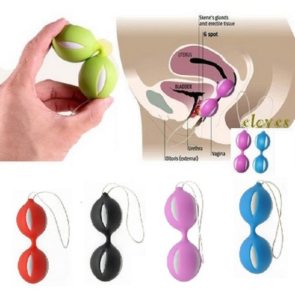

weighted smart ball female ball wa women female kegel vaginal exercise ben training vibrators duotone toys for tight cqoxj