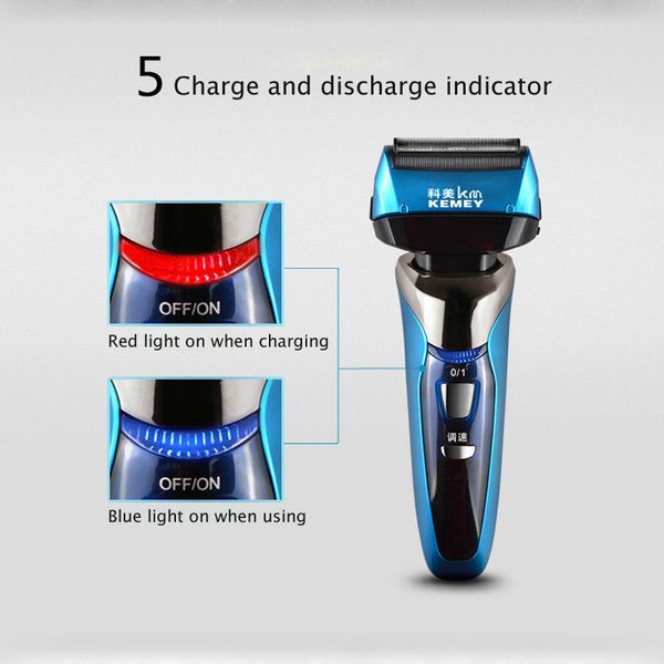 

kemei 8150 reciprocating electric shaver for men 3d floating four blade rechargeable bread shaving machine waterproof electric razor thsma