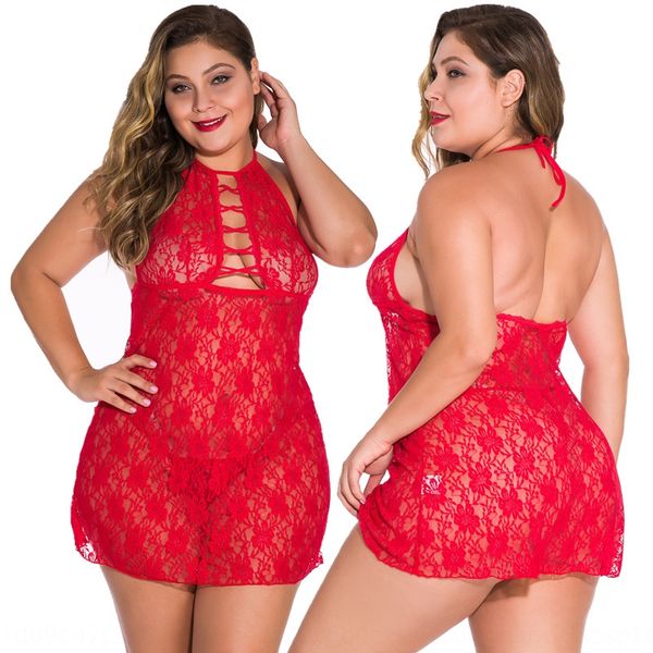 

women's black quan leisi underwear plus size cross turtleneck xl-4xl underwear pajamas lace pajamas, Black;white