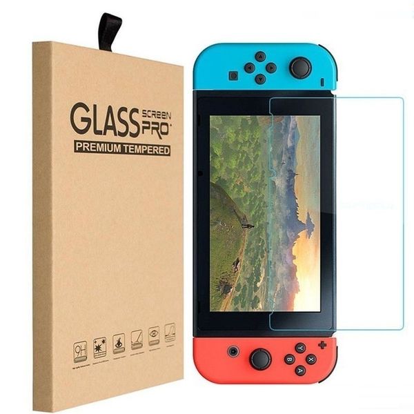 

clear 9h tempered glass film for nintendo switch protective film cover for nintendo switch lite with retail box