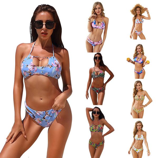 

женщины бикини set mujer печати купальник бразильского бикини pink beach купальный костюм cross бинты купальники thong biquini, White;black