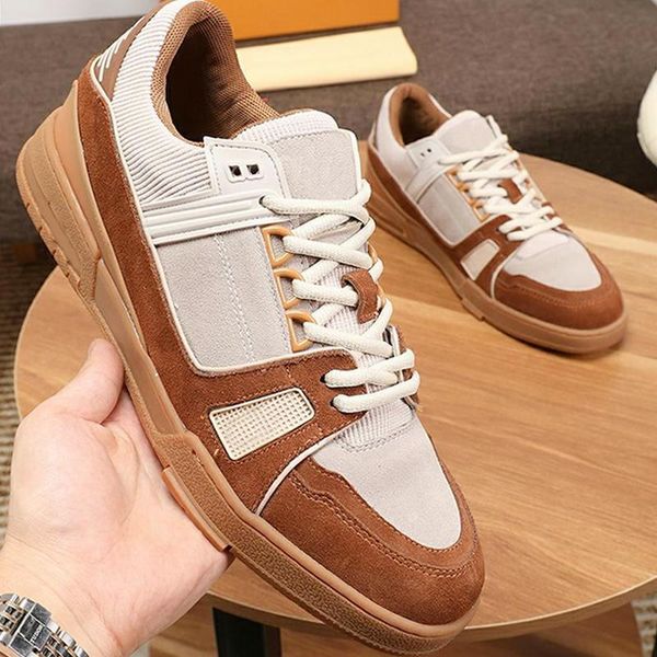 

breathable trainer sneaker men 's shoes herren sportschuhe new arrival outdoor walking comfortable design lace -up low casual men, Black