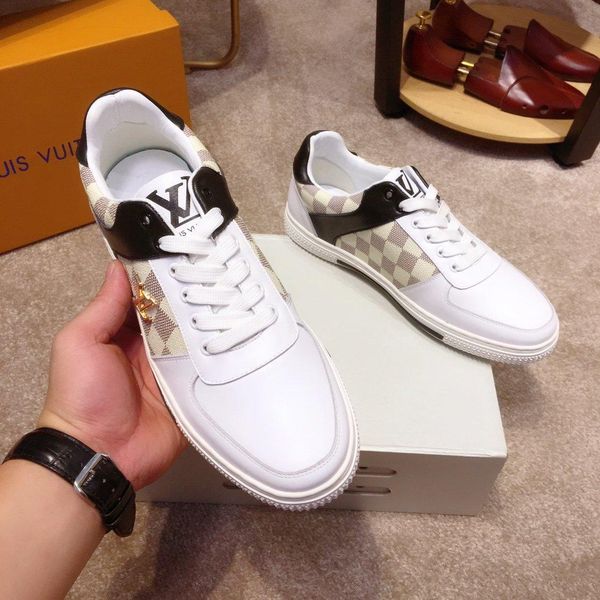 

new11 luxury men's casual shoes fashion comfortable sports shoes business travel men's shoes original box packaging zapatos hombre, Black