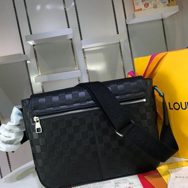 

верхнее качество кожи плеча mens мешок с origin box классический стиль crossbody сумки новое прибытие мужчины формальные сумки messenger пле