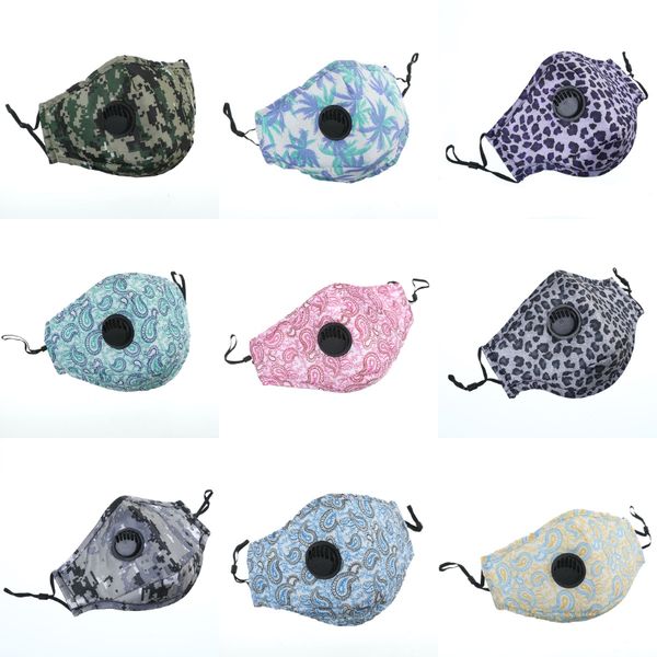 

designer printed face mask cotton mask 8 styles cute cartoon face mask anti dust haze face muffle foldable mouth #220#459, Black