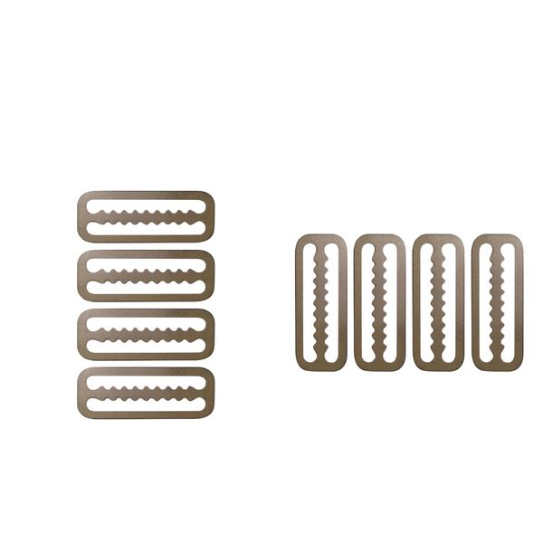 

8 pcs weight belt webbing keeper retainer 2 \" slide serrated scuba diving