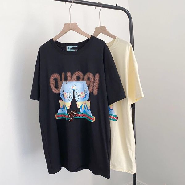 

shirts 2020g paris fashion t shirts mens womens tshirts sweatshirt digital printing of blue rats casual tee size m-xl, Black;green