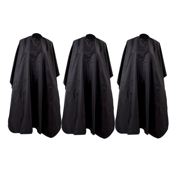 

3x водонепроницаемый салон волос cut парикмахерского styling barbers cape ткань