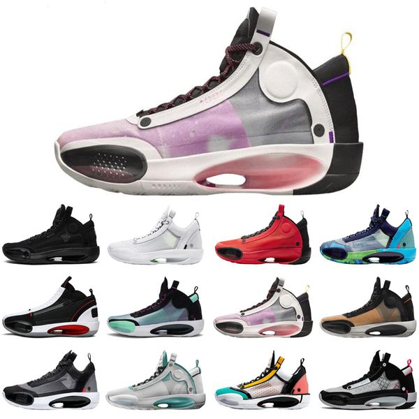 

новейшая 34 34s мужчин обувь баскетбола черного кот чистых деньги синяя пустота чикаго heritage еюбл мужские тренажёры спорт кроссовок разме