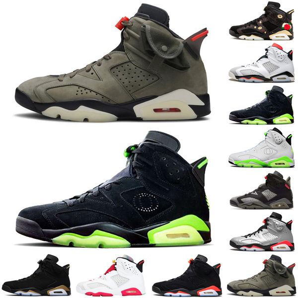 

dmp 6 6s hare men basketball shoes mens trainers infrared travis scott psg oregon black sports sneakers size 7-13
