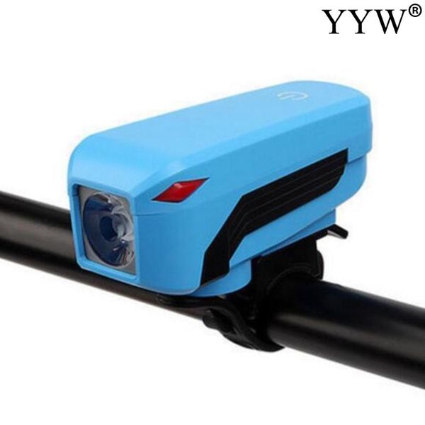 

bike lights light usb rechargeable front lamp cycling headlight horn for bicycle anti-glare smart accessories