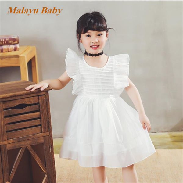 

clearance girl dress summer girls sleeveless white birthday party dress clothing children's clothing, Red;yellow