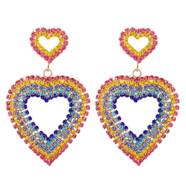 

2020 new fashion for women cute colorful crystal butterfly stud earrings for women crystal earrings wedding jewelry, Golden;silver