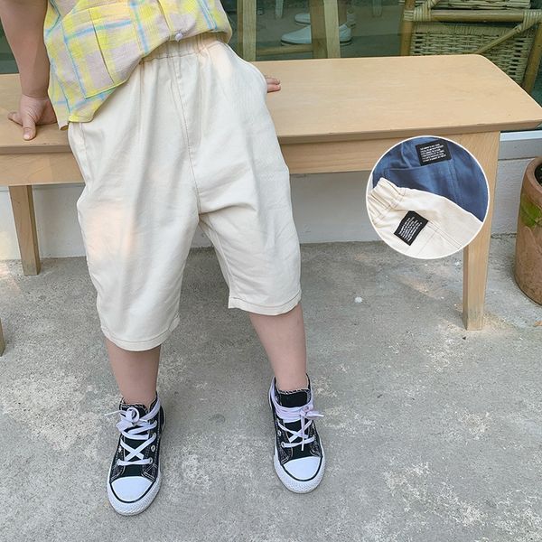 

new and jeans shorts and jeans men's pants summer 2020 children's clothing korean children's denim pants girls cotton denim s, Blue
