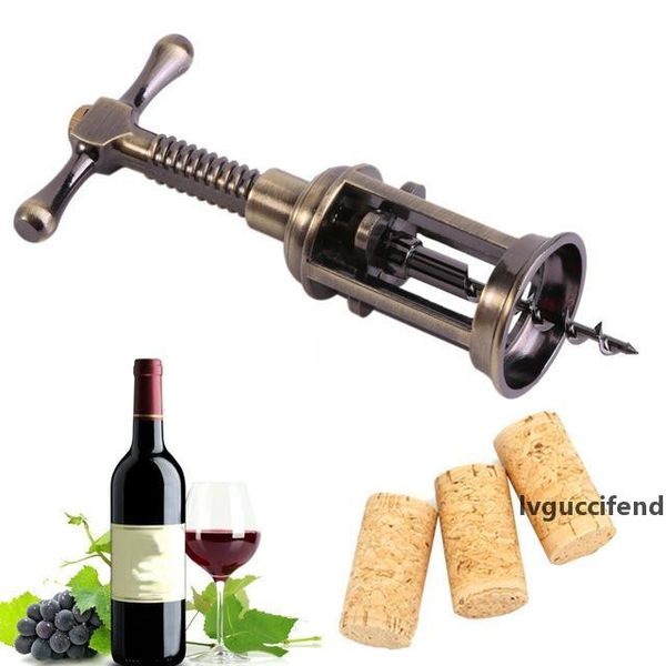 

creative multifunctional mini outdoor red wine bottle opener zinc alloy vintage retro red grape wine corkscrew home party tools nb