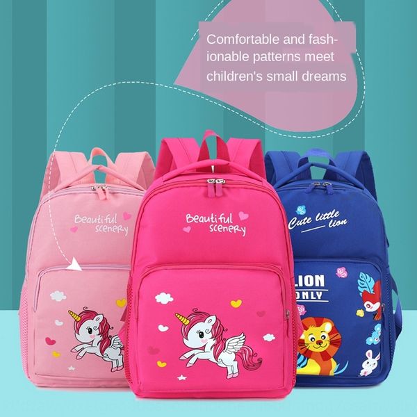

2020 new men's and women's baby small cartoon cute kindergarten backpack schoolbag backpack bag mini unicorn fashion schoolbag